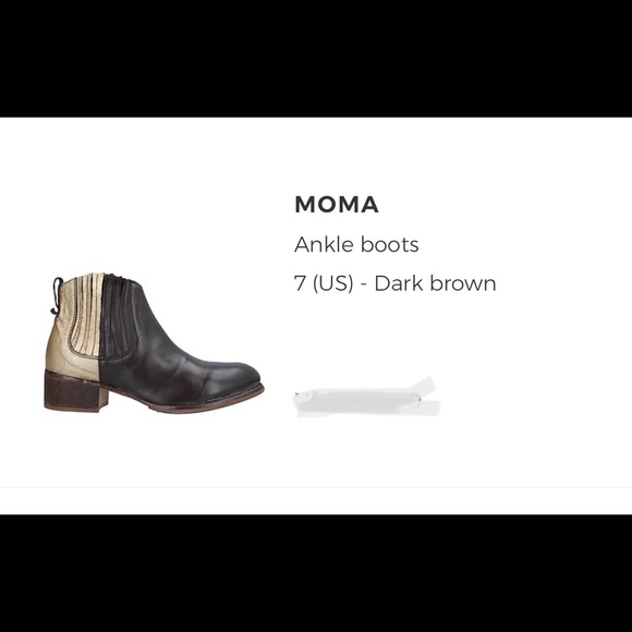 NEW w Box MOMA leather boots booties 7 37 - Picture 7 of 10